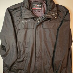 ZeroXposur Men's Black Windbreaker Jacket